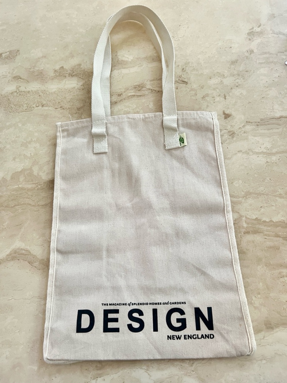 Design New England Heavy Canvas Tote Bag 12”x15 1/2”